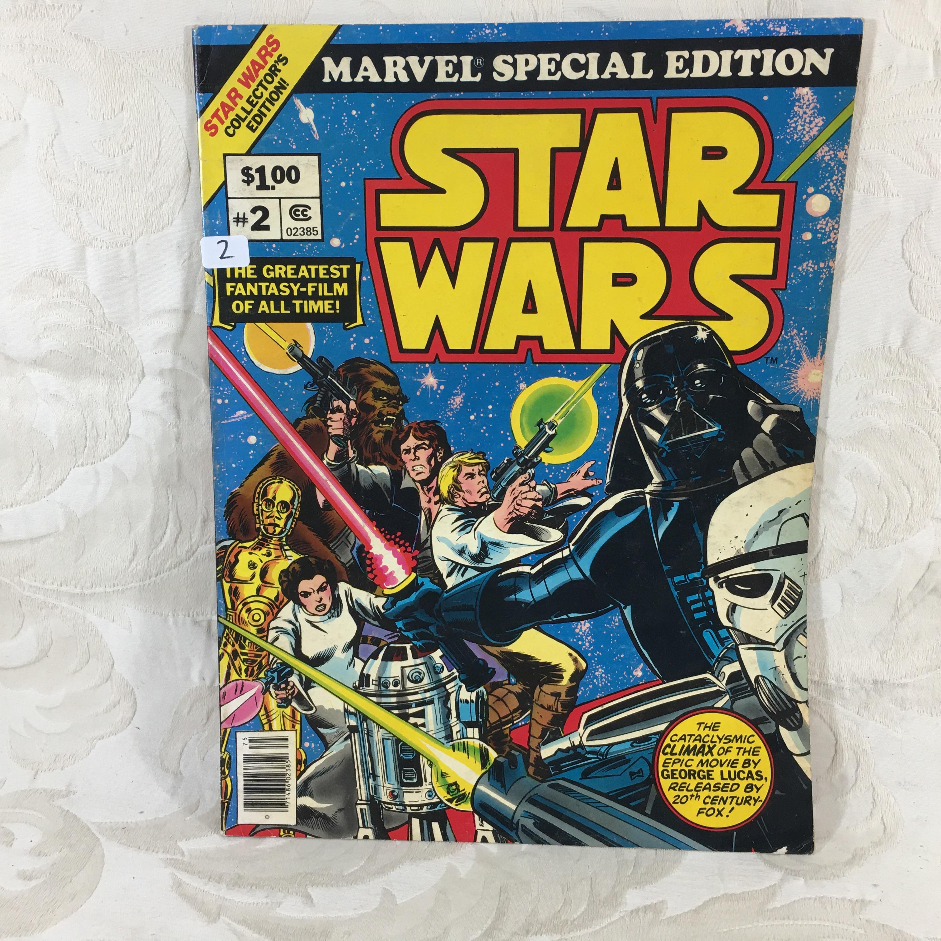 Collector Oversized Vintage Marvel Special Edition Star Wars #2 Magazine