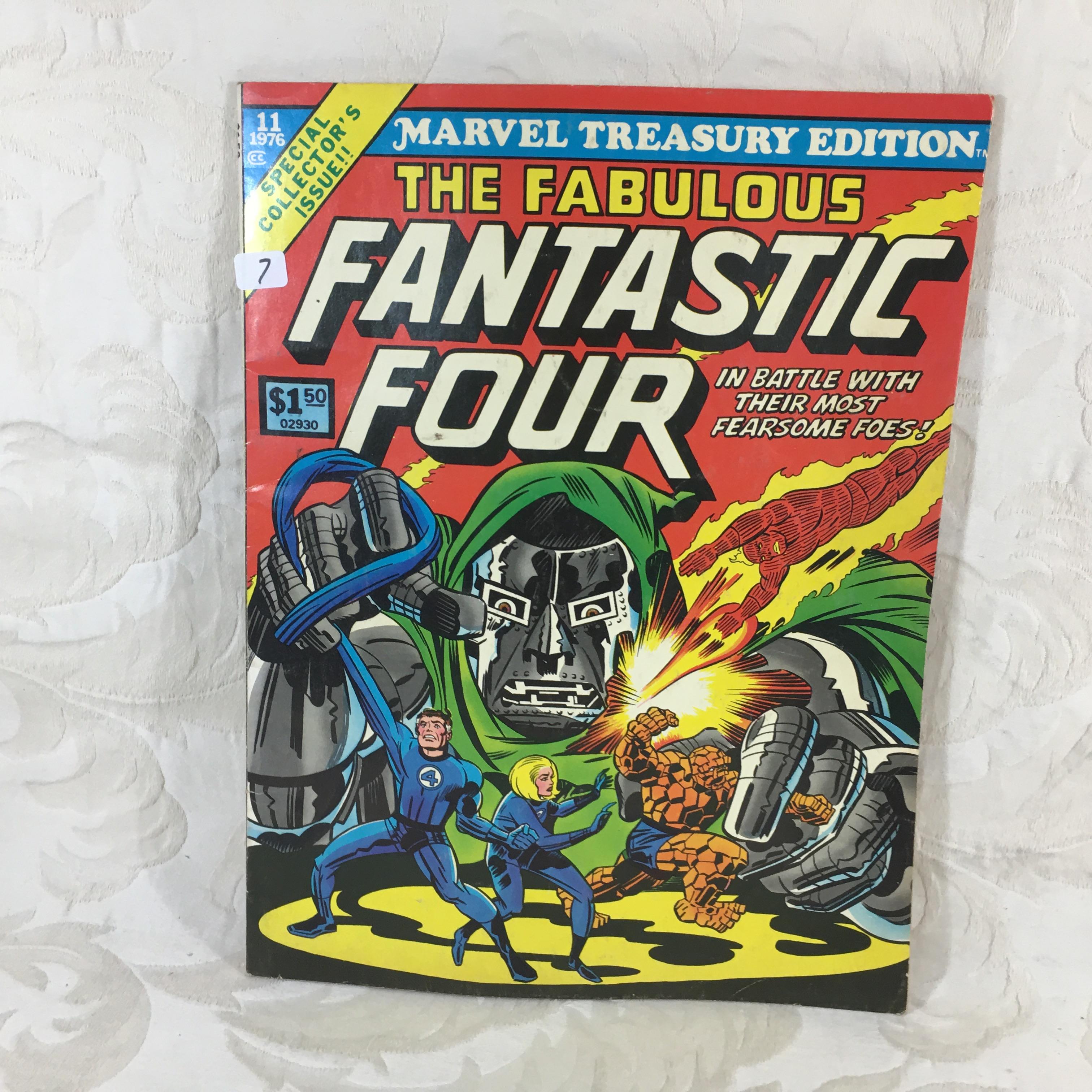 Collector Oversized Vintage 1976 Marvel Treasury Edition The Fabulous Fantastic Four #11