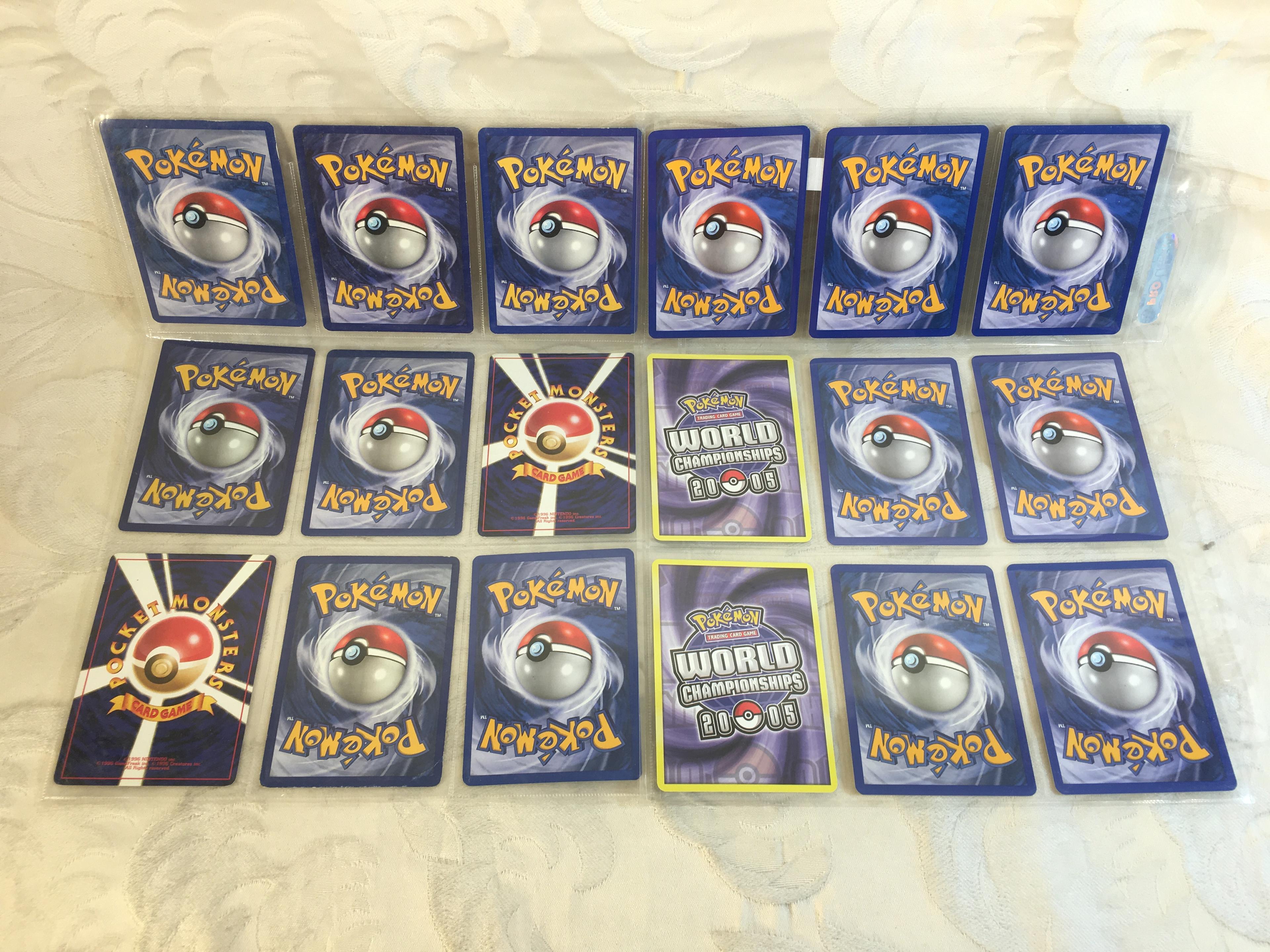 Lot of 18 Pcs Collector Pokemon Trading Game Assorted Cards - See Pictures