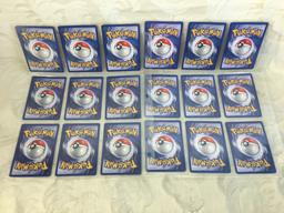 Lot of 18 Pcs Collector Pokemon Trading Game Assorted Cards - See Pictures