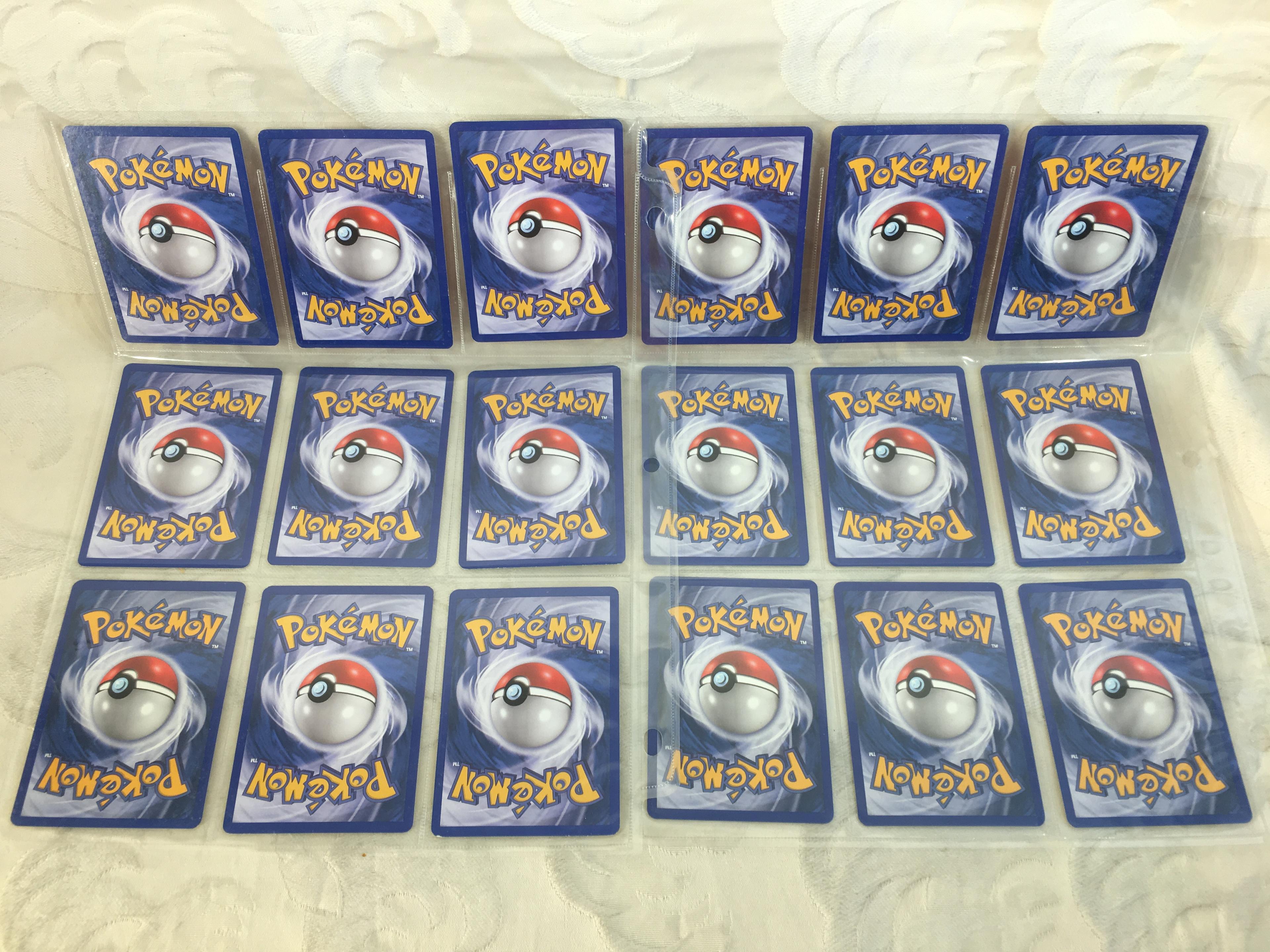 Lot of 18 Pcs Collector Pokemon Trading Game Assorted Cards - See Pictures