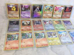 Lot of 18 Pcs Collector Pokemon Trading Game Assorted Cards - See Pictures