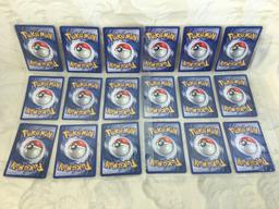 Lot of 18 Pcs Collector Pokemon Trading Game Assorted Cards - See Pictures