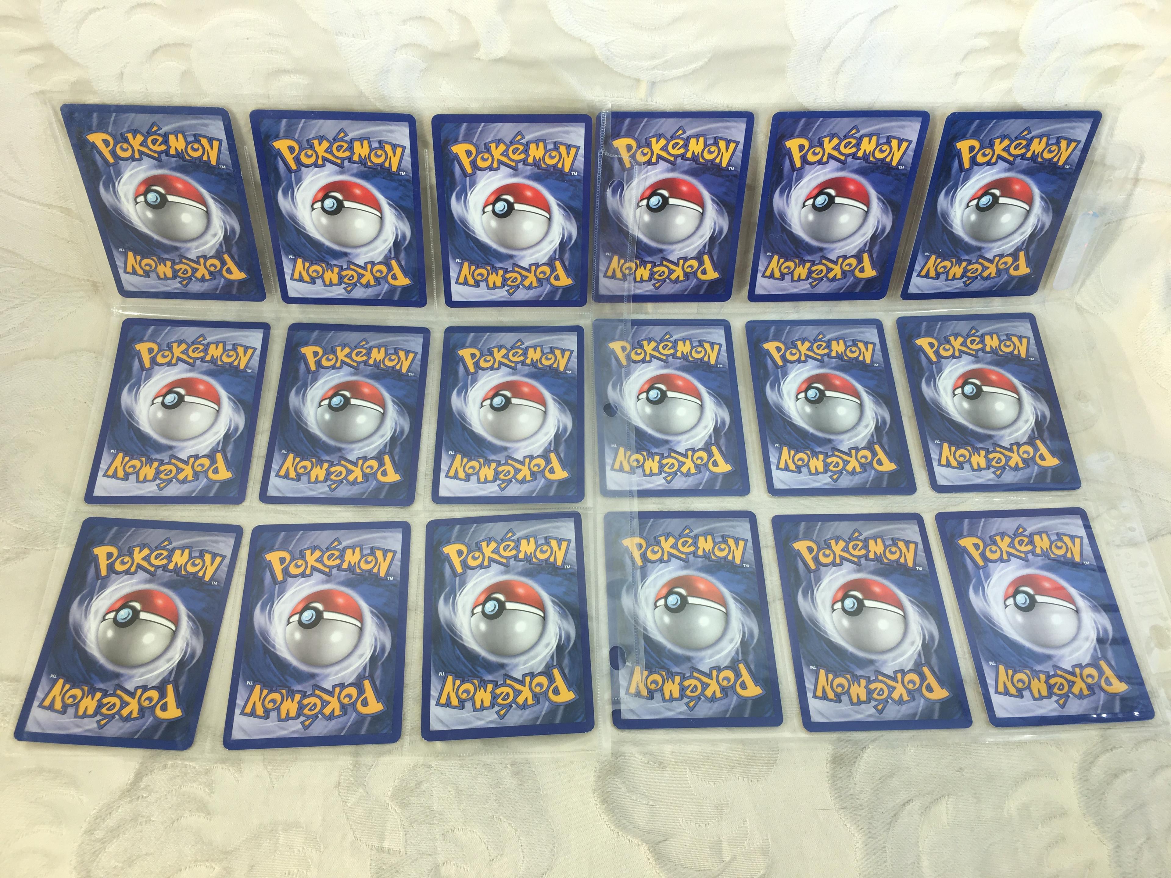 Lot of 18 Pcs Collector Pokemon Trading Game Assorted Cards - See Pictures