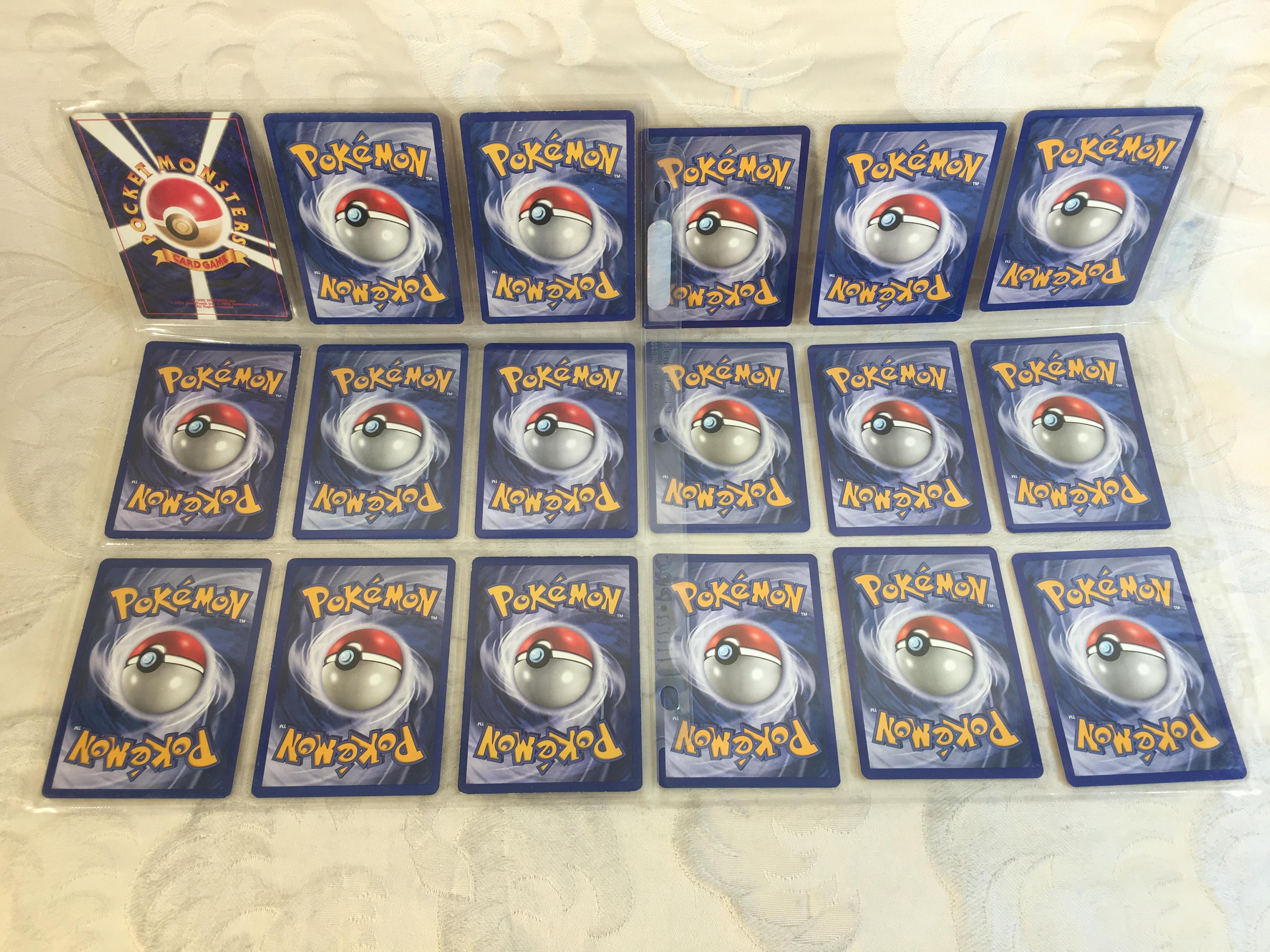Lot of 18 Pcs Collector Pokemon Trading Game Assorted Cards - See Pictures