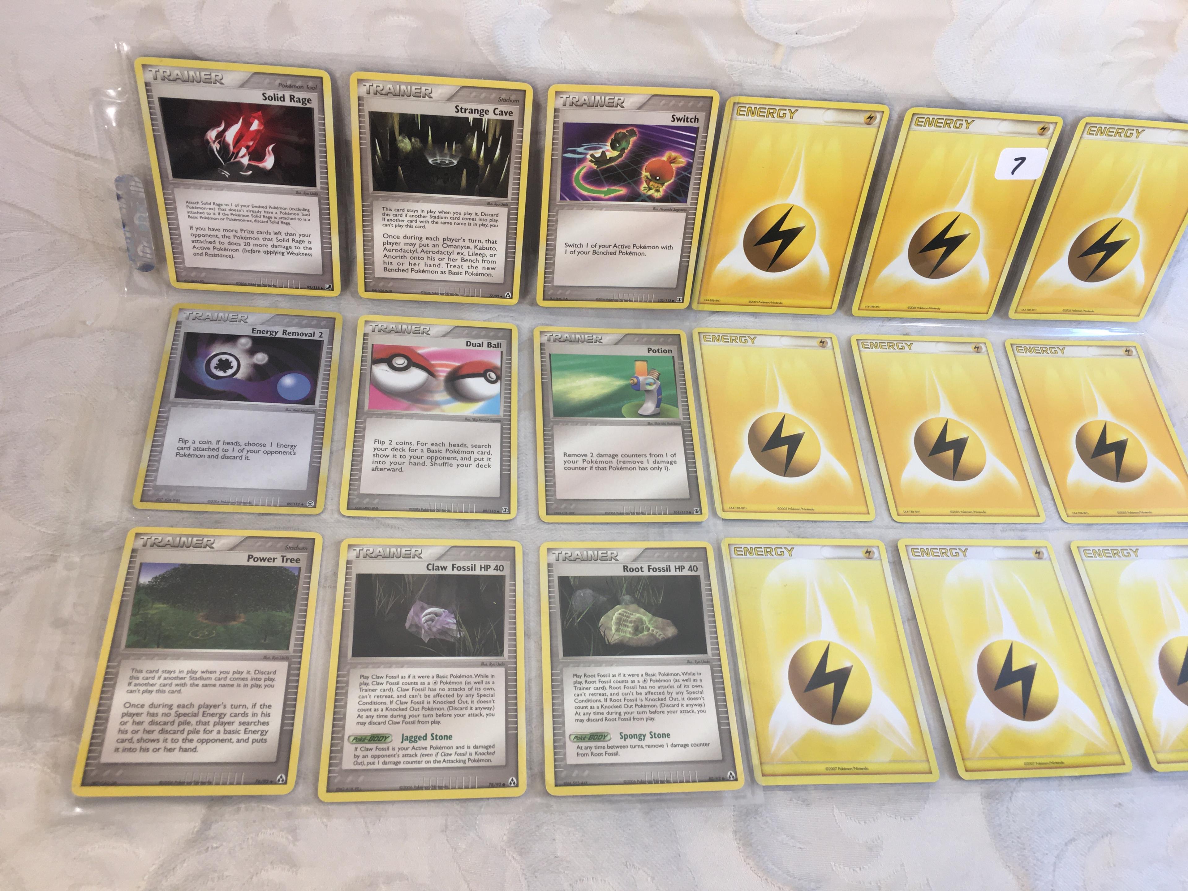 Lot of 18 Pcs Collector Pokemon Trading Game Assorted Cards - See Pictures