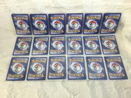 Lot of 18 Pcs Collector Pokemon Trading Game Assorted Cards - See Pictures