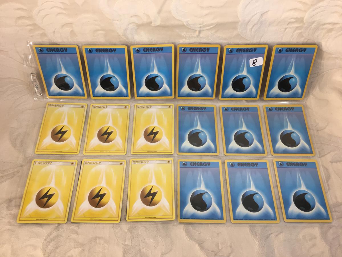 Lot of 18 Pcs Collector Pokemon Trading Game Assorted Cards - See Pictures