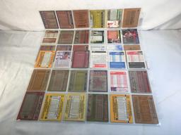 Lot of 36 pcs Collector Modern/Vintage Sport Baseball Trading Assorted Cards & Players - See Picture