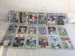 Lot of 18 Pcs Collector Vintage Sport Baseball Sport Trading Assorted Cards & Players -See Pictures