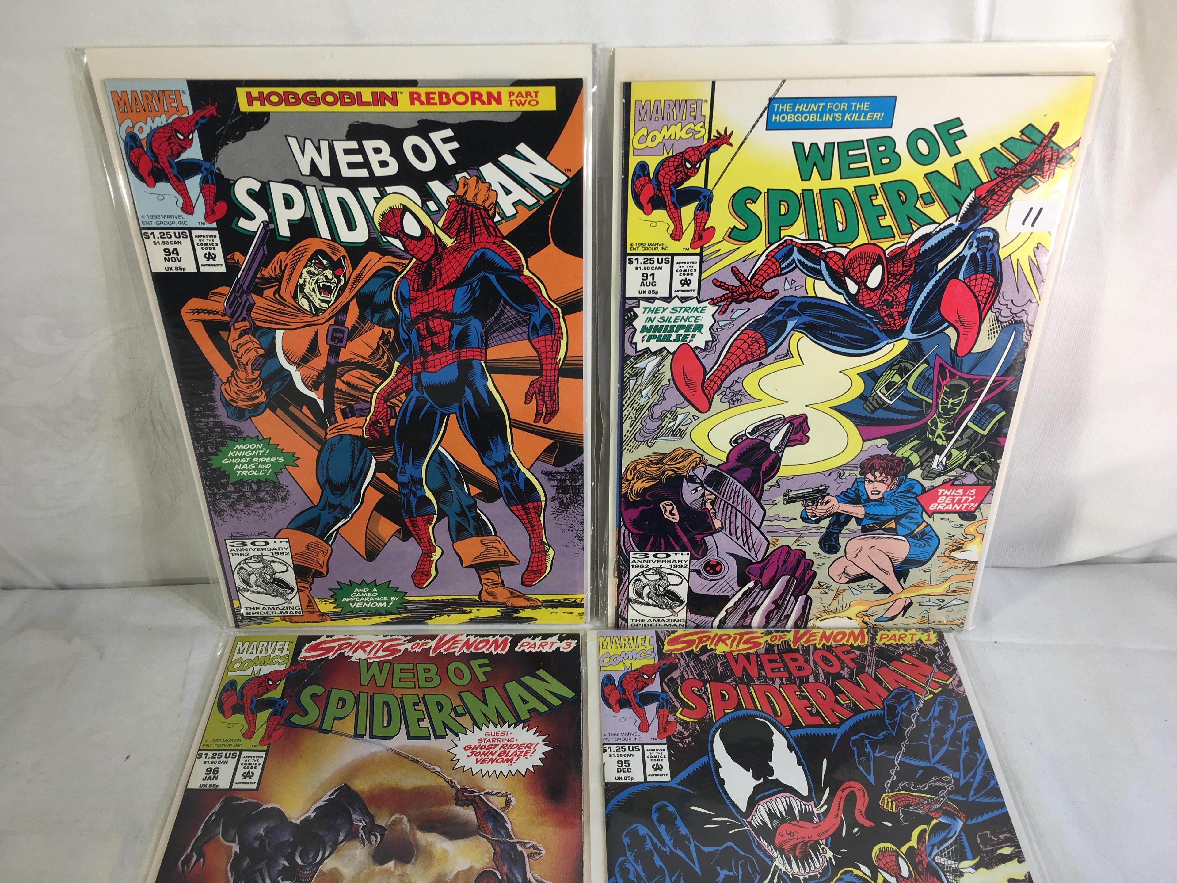 Lot of 4 Pcs Collector Marvel Comics Web Of Spider-man Comic Books No.91.94.95.96.