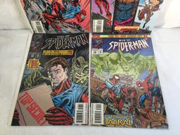 Lot of 4 Pcs Collector Marvel Comics Web Of Spider-man Comic Books No.120.121.122.123.