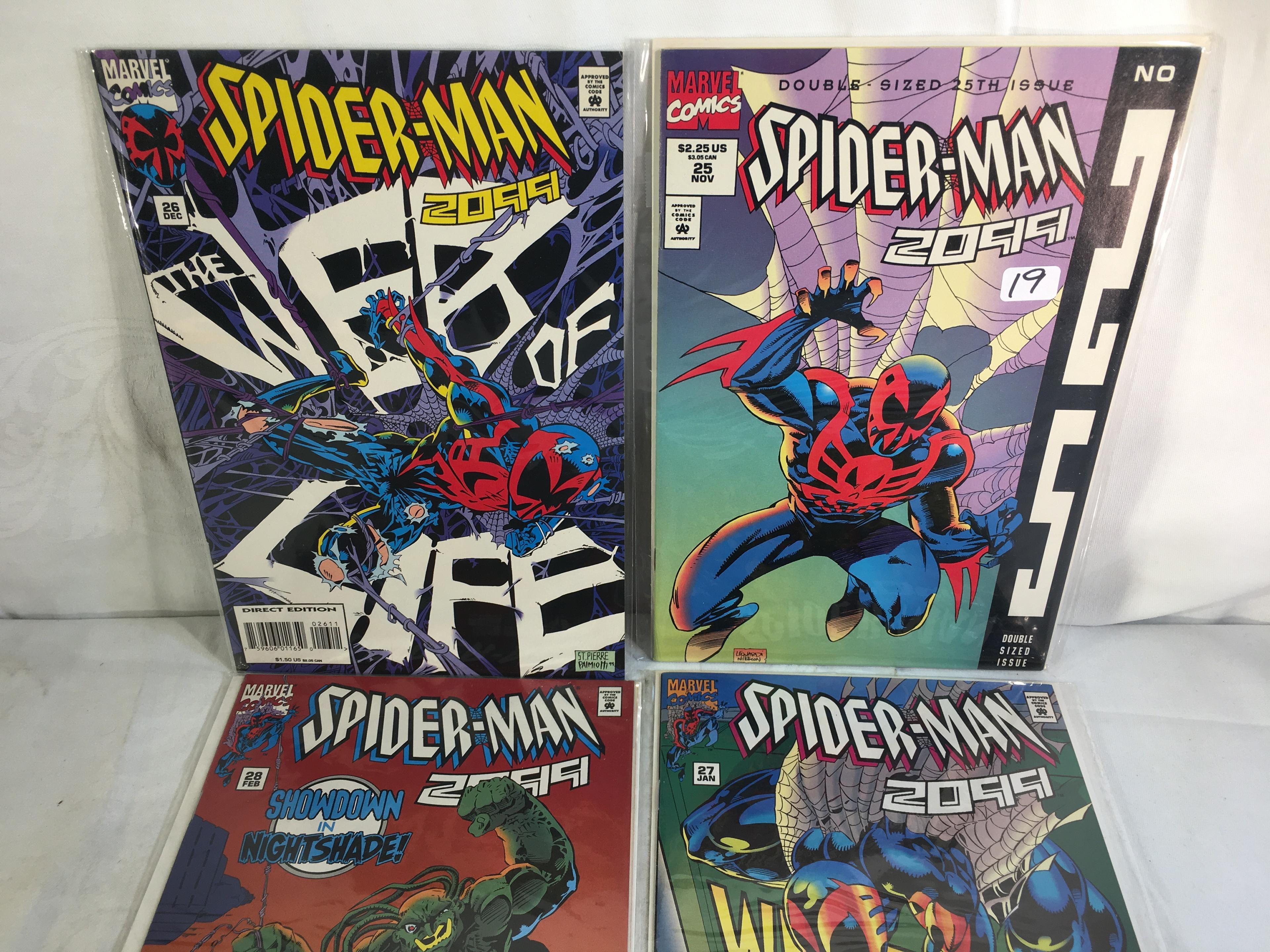 Lot of 4 Pcs Collector Marvel Comics Spider-man 2099 Comic Books No.25.26.27.28.