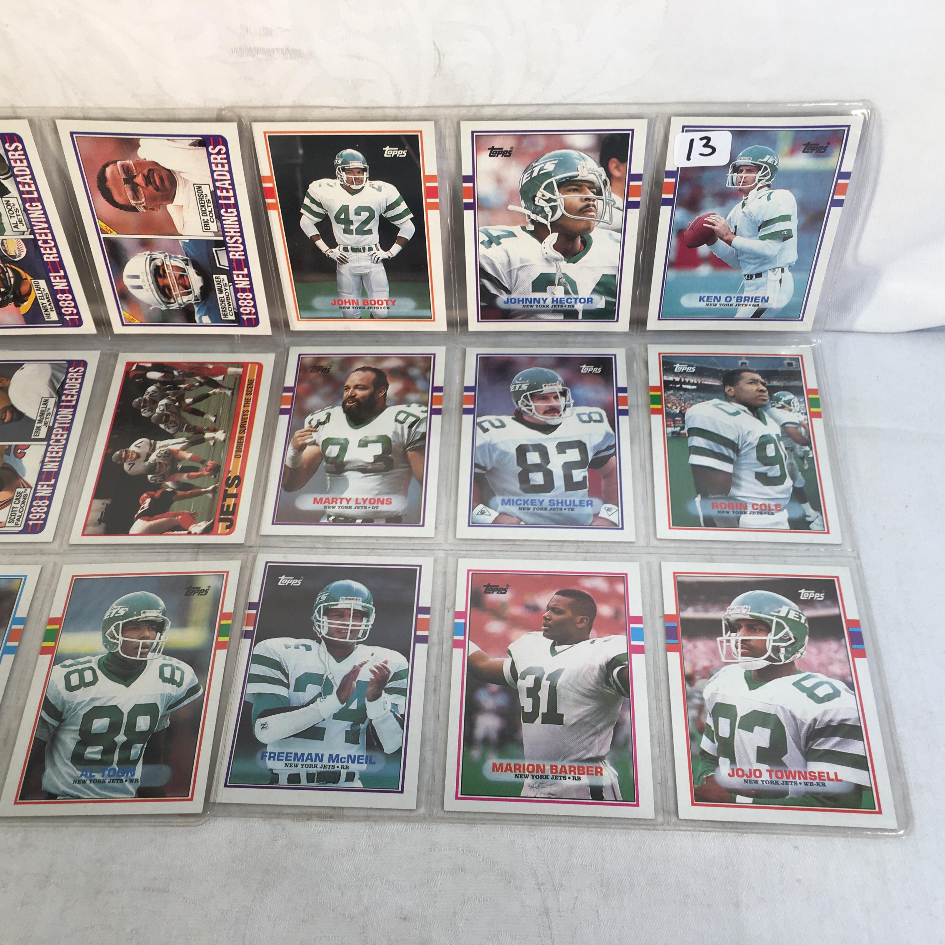 Lot of 18 Pcs Collector Vintage NFL Football Sport Trading Assorted Players & Cards -See Photos