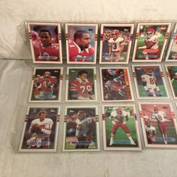 Lot of 18 Pcs Collector Vintage NFL Football Sport Trading Assorted Players & Cards -See Photos