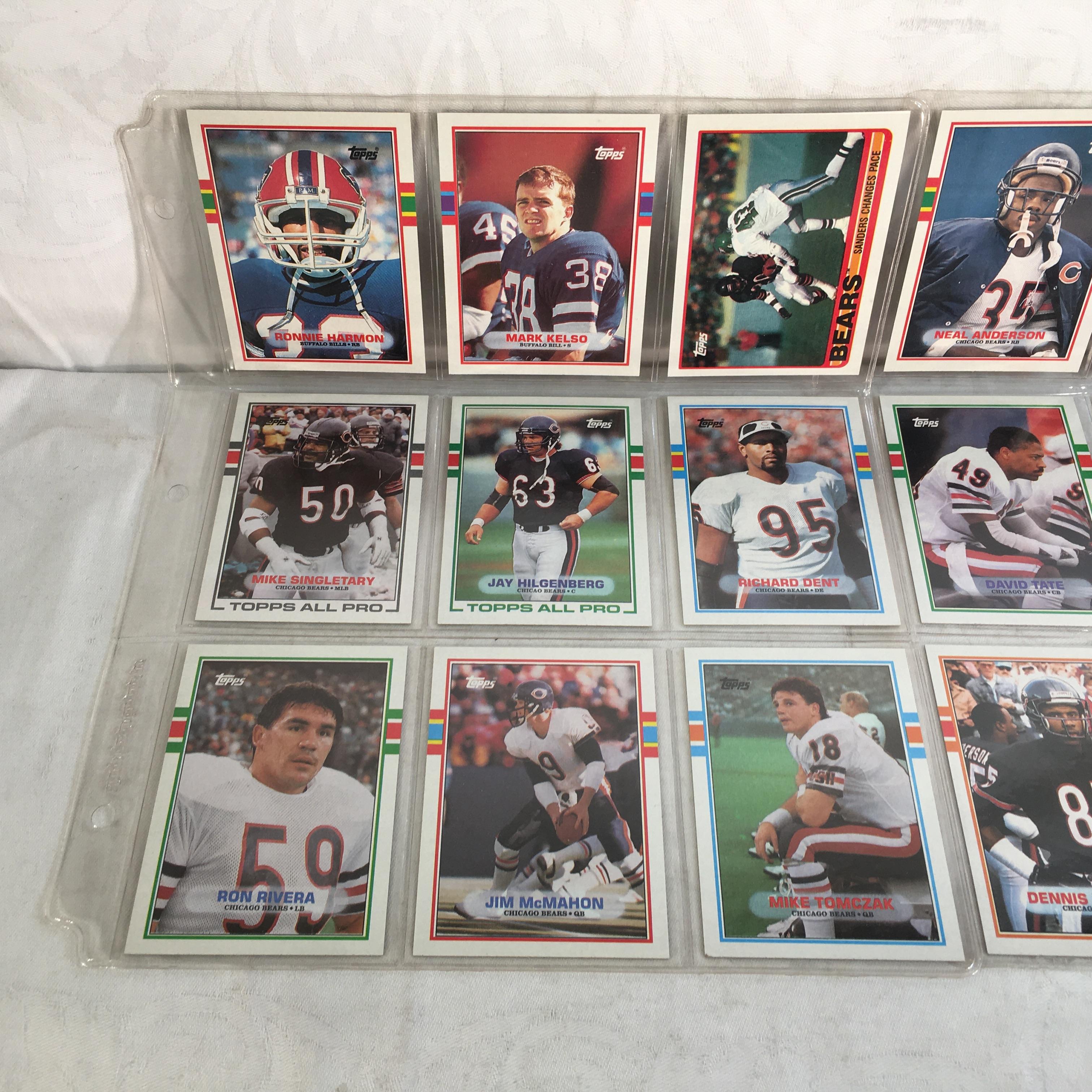 Lot of 18 Pcs Collector Vintage NFL Football Sport Trading Assorted Players & Cards -See Photos