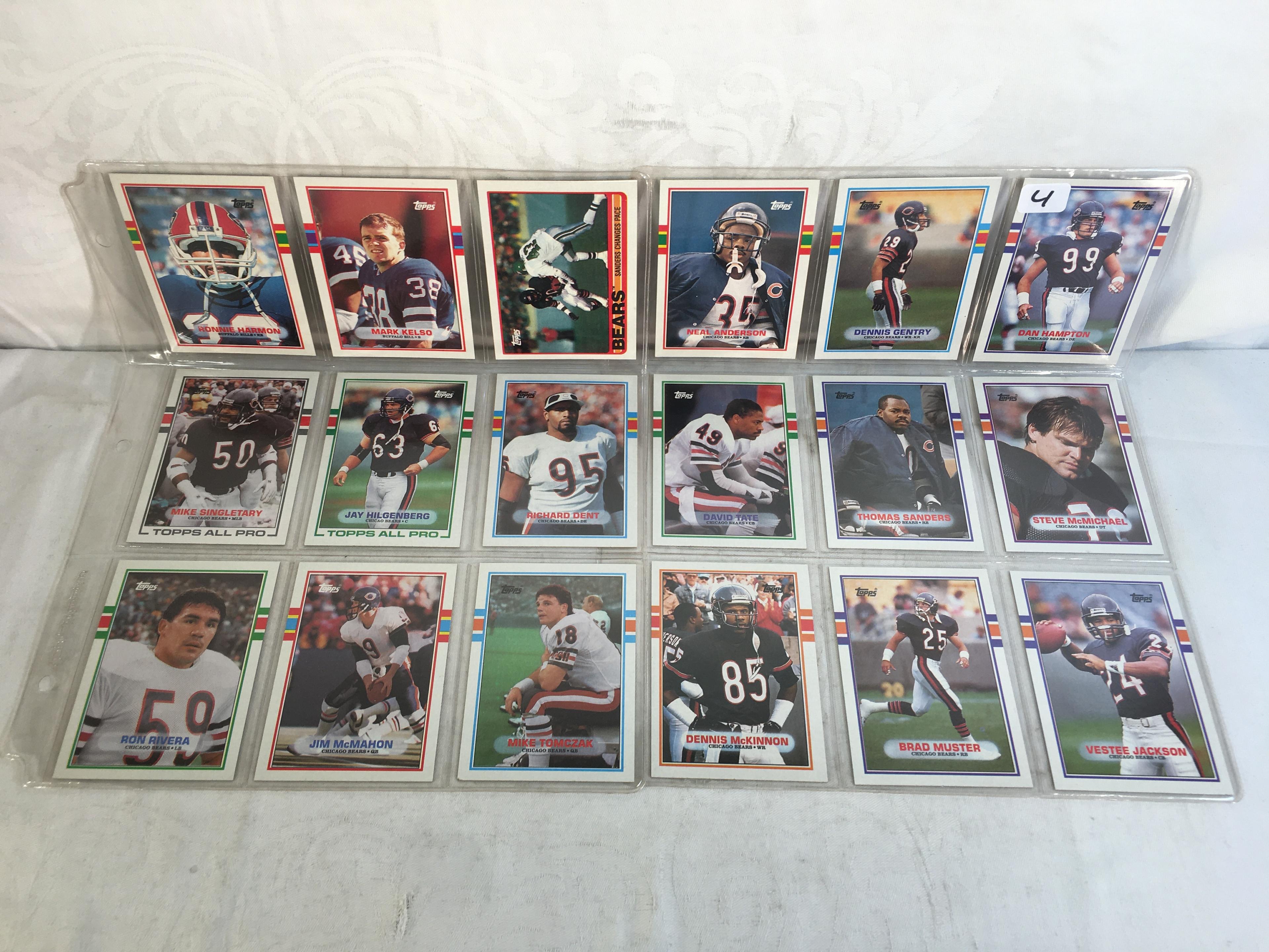 Lot of 18 Pcs Collector Vintage NFL Football Sport Trading Assorted Players & Cards -See Photos