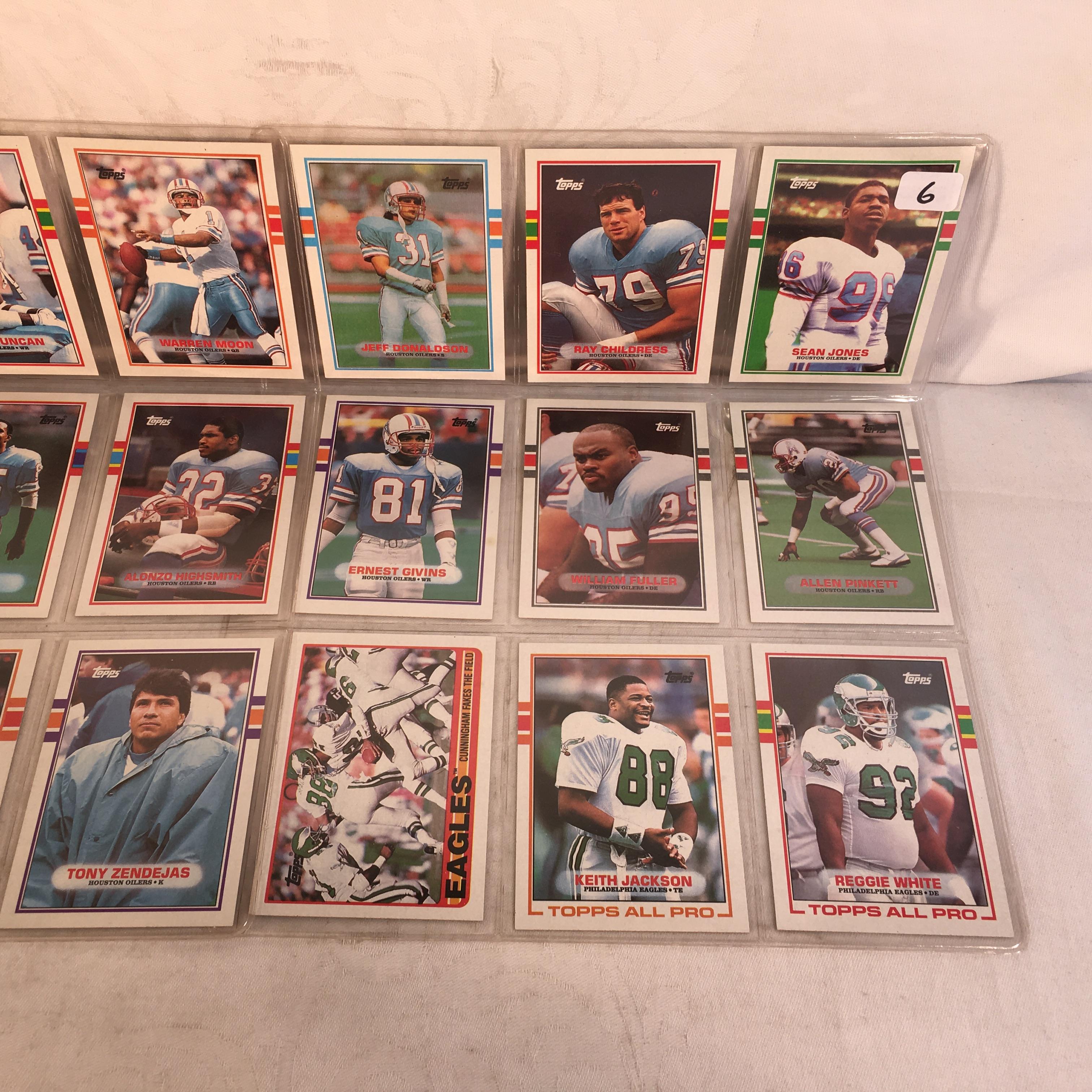 Lot of 18 Pcs Collector Vintage NFL Football Sport Trading Assorted Players & Cards -See Photos