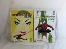 Lot of 2 Pcs Collector Modern Marvel Comics Spider-man Blue Comic Books