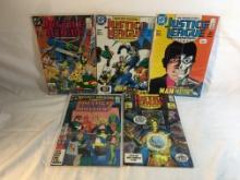 Lot of 5 Pcs Collector Vintage DC Comics Justice League Comic Books No.12.13.14.15.32.