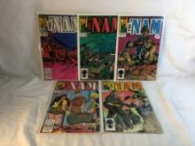 Lot of 5 Pcs Collector Vintage Marvel Comics The Nam Comic Books No.11.12.13.14.15.