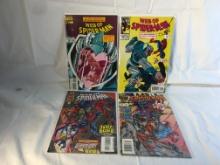 Lot of 4 Pcs Collector Modern Marvel Web Of Spider-man Comic Books No.114.115.121.129.