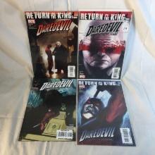 Lot of 4 Collector Modern Marvel Comics Daredevil The Man Without Fear Comic Books No.1.2.3.503.