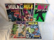 Lot of 5 Collector Vintage Marvel Comics The Incredible Hulk Comic Books No.377.380.384.394.400.