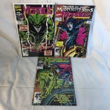 Lot of 3 Collector Vintage Marvel Comics Morbius Comic Books No.1.5.6.