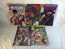 Lot of 5 Collector Vintage Marvel Comics Wolverine Comic Books No.89.91.113.126.314.