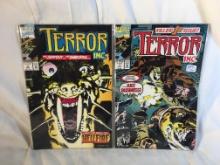 Lot of 2 Collector Vintage Marvel Comics Terror Inc. Comic Books No.1.2.