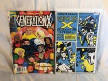 Lot of 2 Collector Vintage Marvel Comics Generation X Comic Books No.1.37.