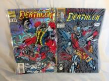 Lot of 2 Collector Vintage Marvel Comics DeathLok Comic Books No.1.25.