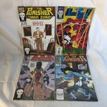 Lot of 4 Collector Vintage Marvel Comics The Punisher Comic Books No.6.14.23.25.