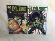 Lot of 2 Collector Modern Chaos Comics Evil Ernie Comic books No.0.3.