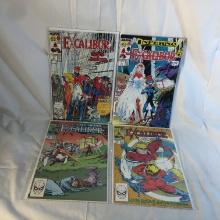 Lot of 4 Collector Modern Marvel Comics Excalibur Comic Books No.7.8.10.12.