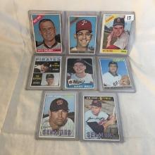 Lot of 8 Pcs Collector Vintage Baseball Sport Trading Assorted Cards & Players -See Photos