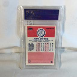 Collector Vintage PSA Graded 1986 Fleer #101 Jerry Sichting Mint 9 12066436 NBA Sports Card