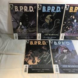 Lot of 5 Collector Modern Dark Horse Comics B.P.R.D The Warning Comic Books No.1.2.3.4.5.