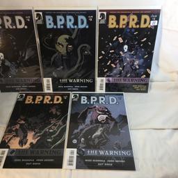 Lot of 5 Collector Modern Dark Horse Comics B.P.R.D The Warning Comic Books No.1.2.3.4.5.