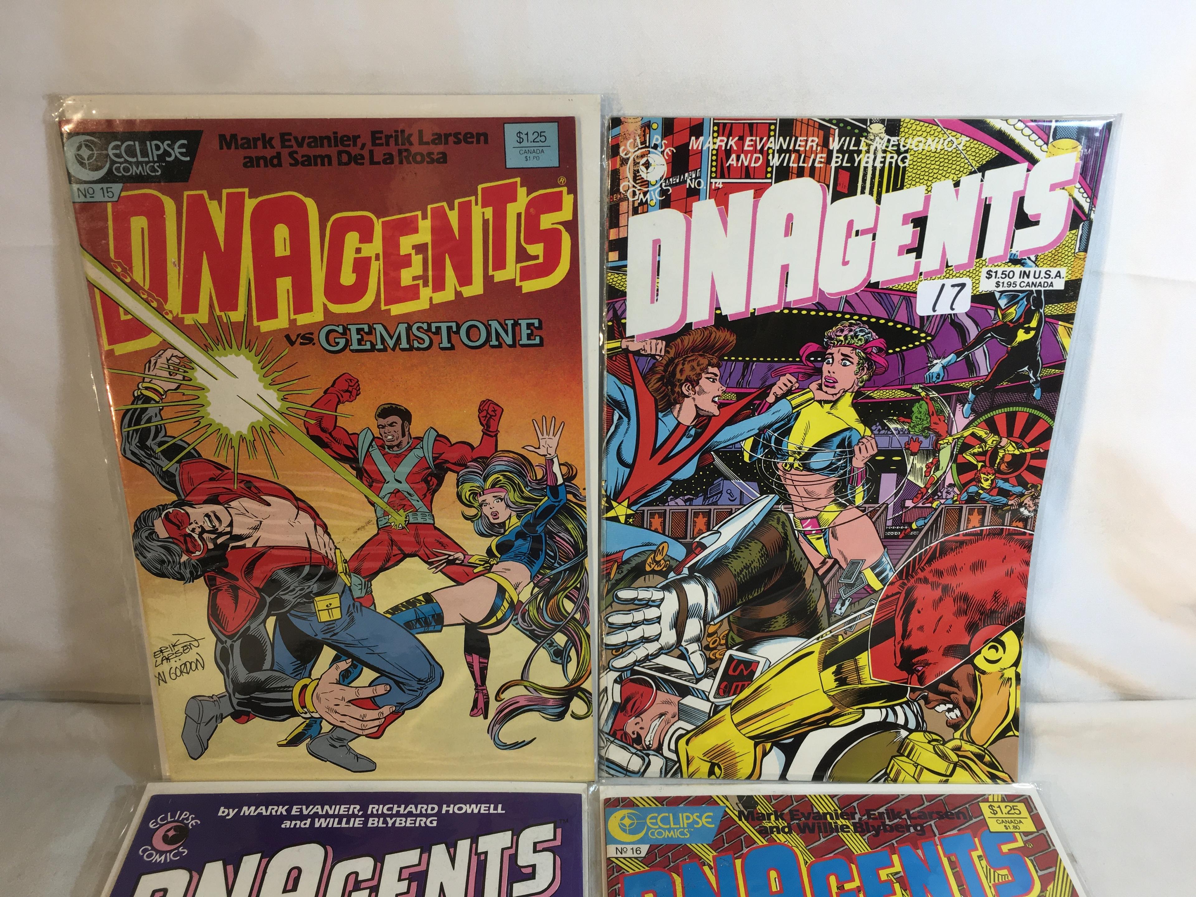 Lot of 4 Collector Modern Eclipse Comics DNAgents Comic Books No.14.15.16.17.