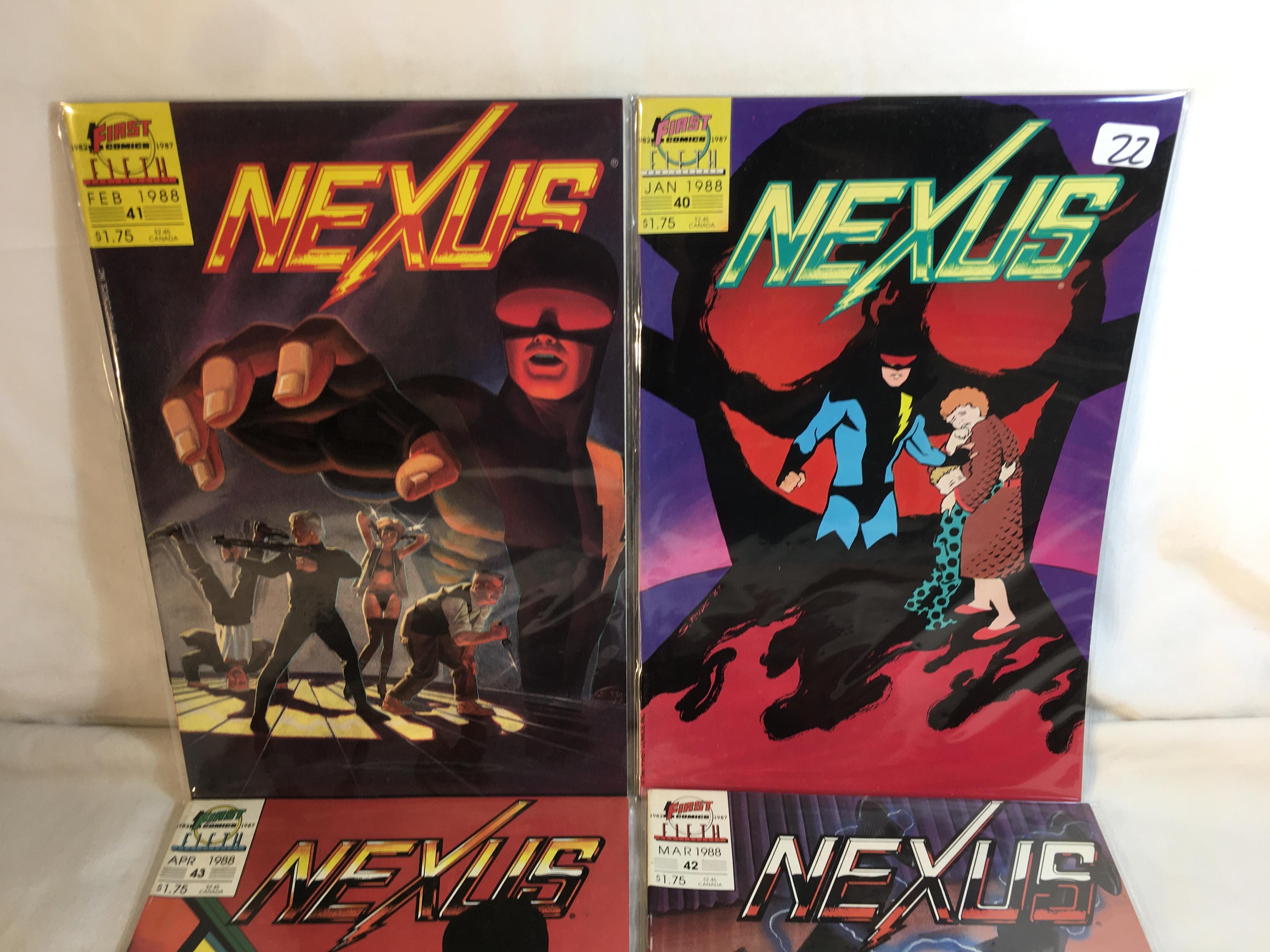 Lot of 4 Collector Modern First Comics Nexus Comic Books No.40.41.42.43.