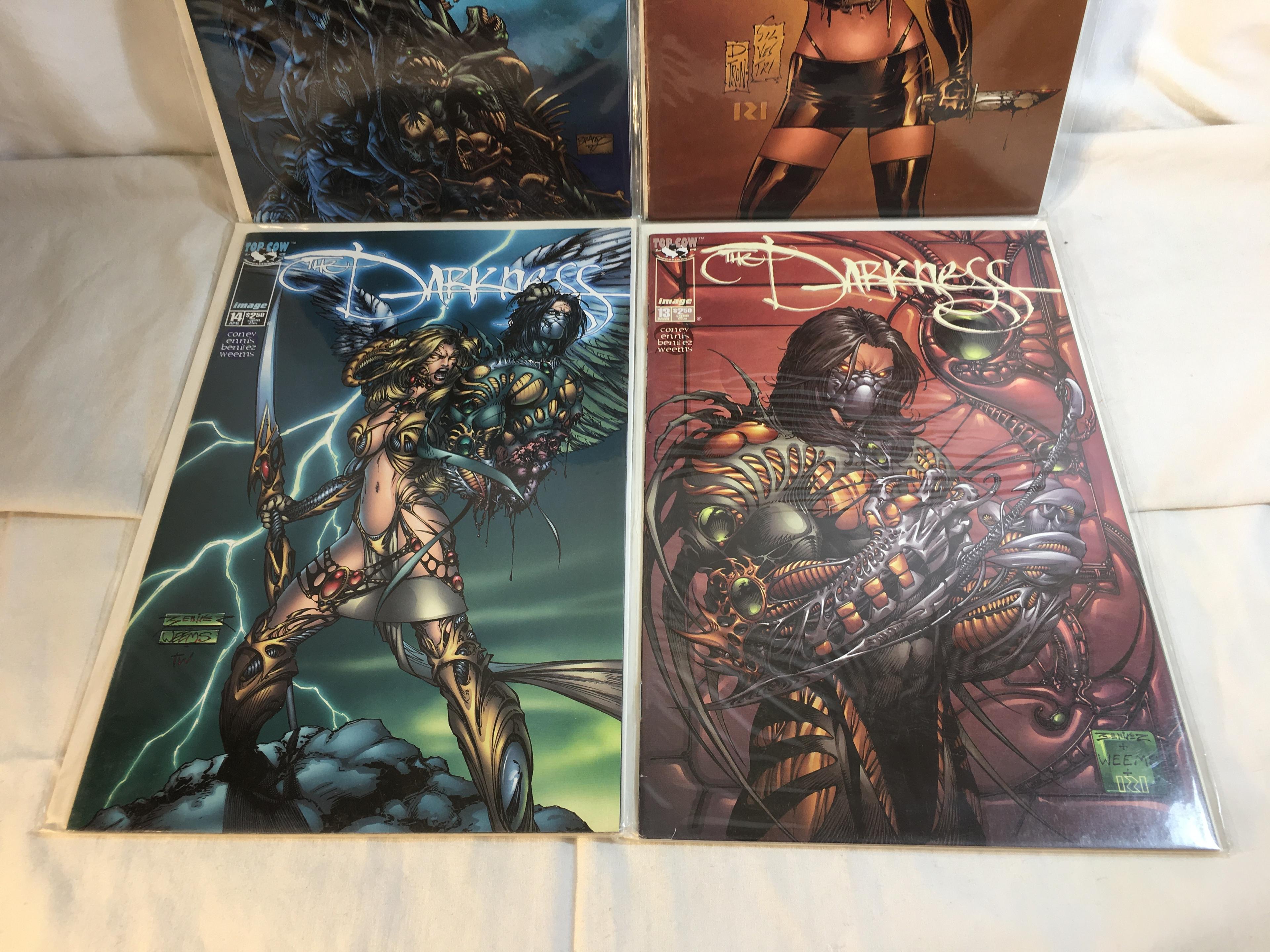 Lot Of 4 Collector Modern Top Cow The Darkness Comic Books No.11.11.13.14.