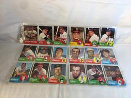 Lot of 18 Pcs Collector Vintage Sport Baseball Trading Assorted cards & Players -See Pictures
