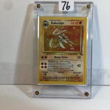 Collector 1999 Wizards Pokemon Stage 2 Kabutops 60HP Sharp Sickle Trading Game Card 9/62