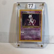 Collector 1999 Wizards Pokemon Basic Mewtwo 60HP Barrier Trading Pokemon Game Card 10/102
