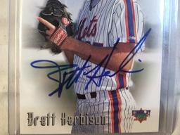 Collector 1996 Best Prospects Brett Herbison Baseball Trading Card Signed