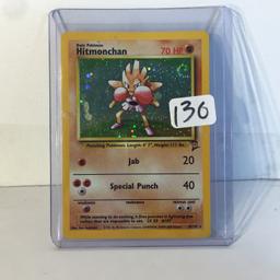 Modern 2000 Pokemon TCG Basic Hitmonchan HP70 Holo No.107 Punching Pokemon 8/130