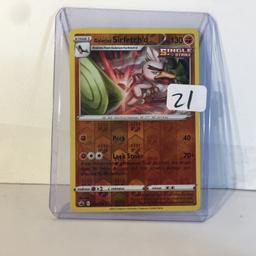 Collector Modern 2021 Pokemon TCG Stage1 Galarian Sirfetch'd No.865 Wild Duck Pokemon