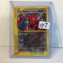 Modern 2002 Pokemon TCG Stage1 Scizor Hp80 Holo Scissors H21/H32 Trading Game Card
